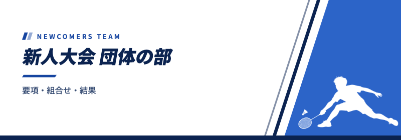 新人大会 団体の部